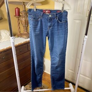 Lucky Brand Sofia Straight Ankle Jeans Womens Blue Stretch Denim Size 4 / 27